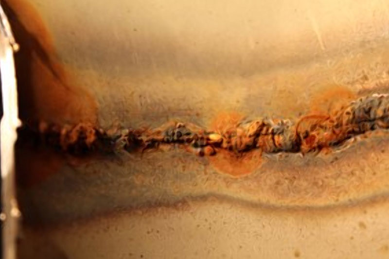 Corrosion soudure intérieure